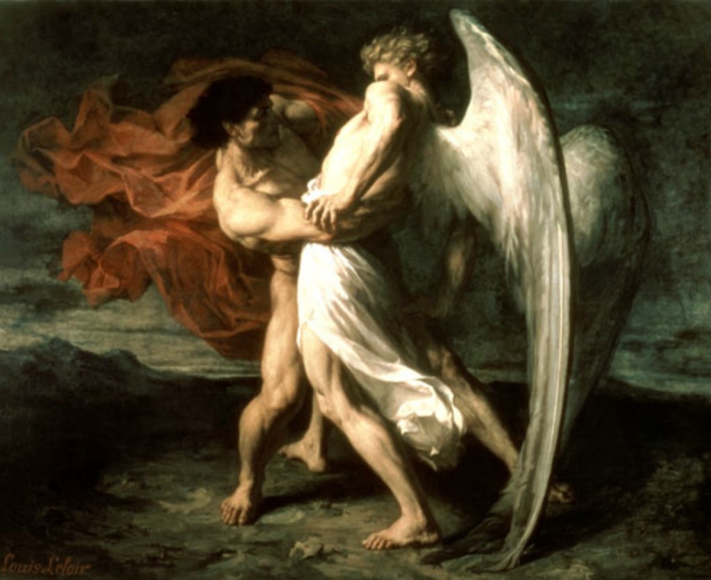 Jacob wrestles an angel 